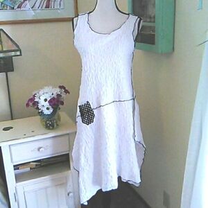 Noblu Sundress. Texture. Asymetrical. Arty